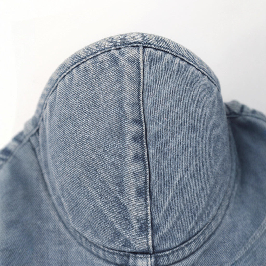 Spicy Girl Retro Denim Tube Top Women Sweet Cool off Shoulder Cropped Top