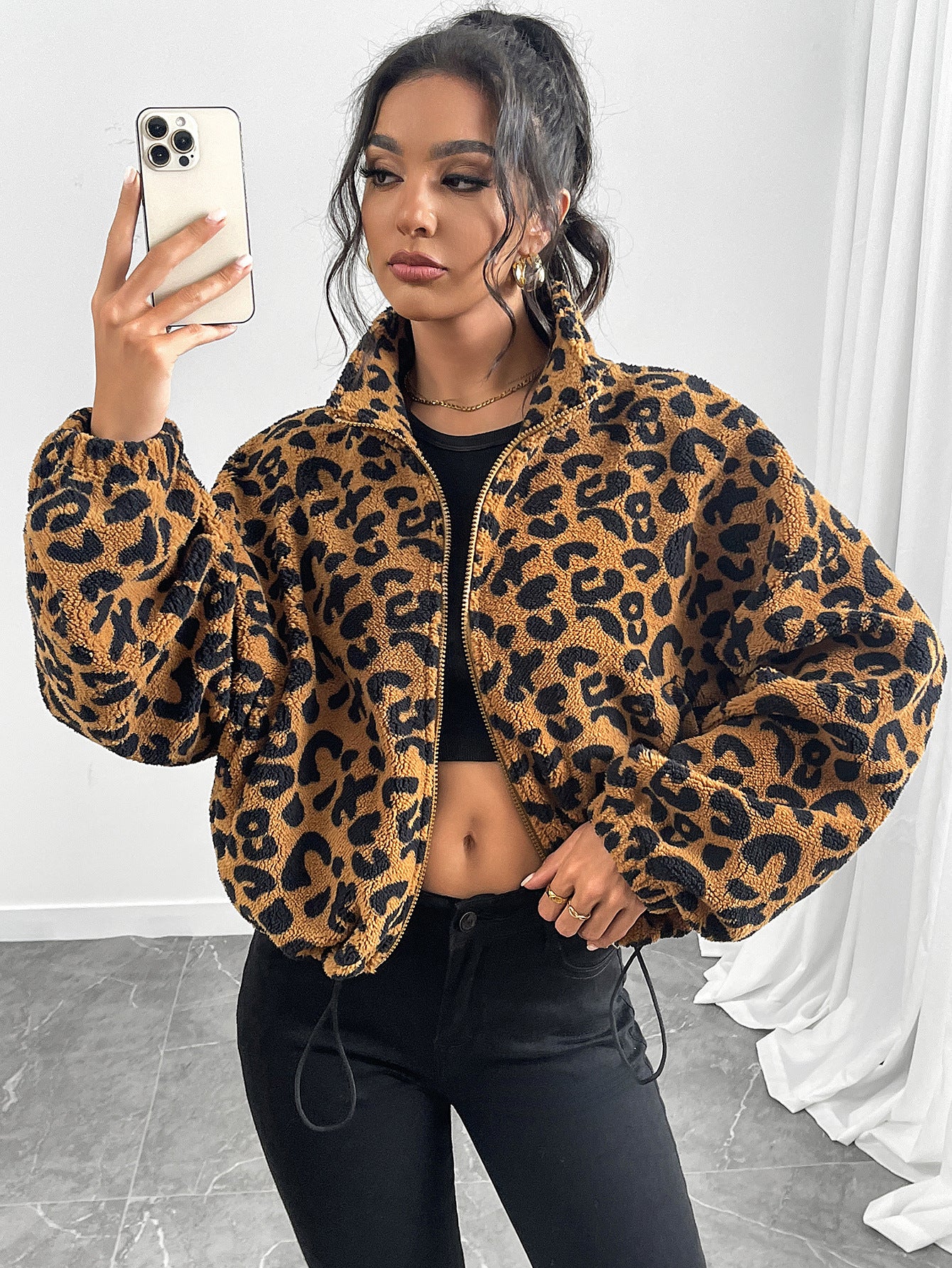 Yellow Brown Leopard Print
