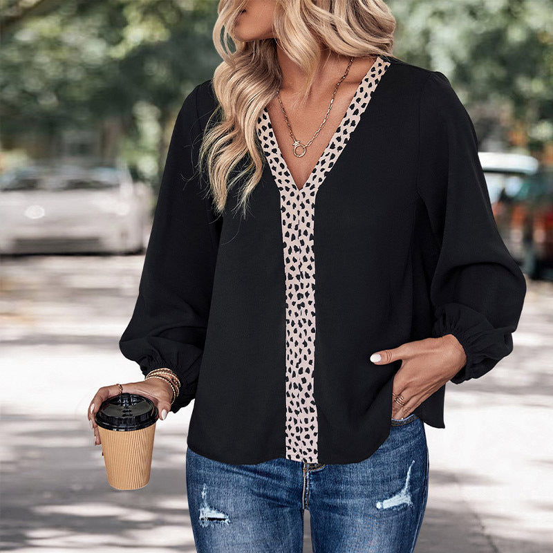 Autumn Women Wear Long Sleeve Retro Shirt