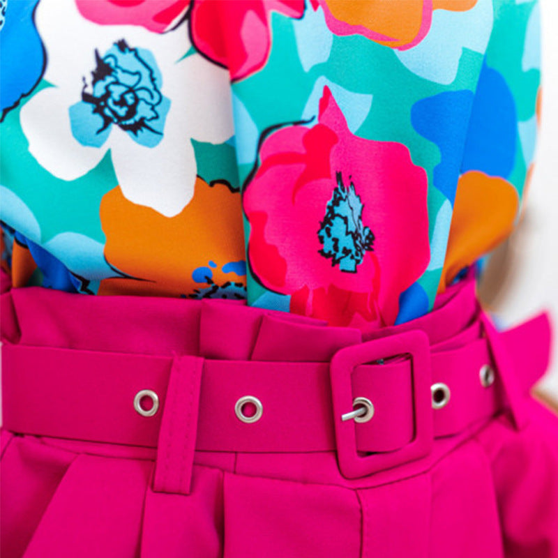 Simple V neck Chiffon Pullover Top for Women Spring Summer Three Quarter Sleeve Slimming Fashionable Chiffon Shirt