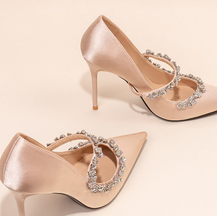 Dopamine Elegant Super Soft Dress High Heels