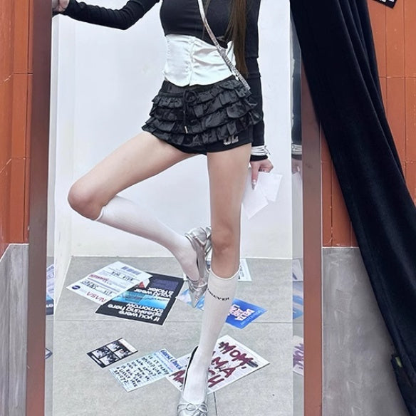 Black Pointed Toe Alien Suspended Heel Mary Jane Single Shoes For Women