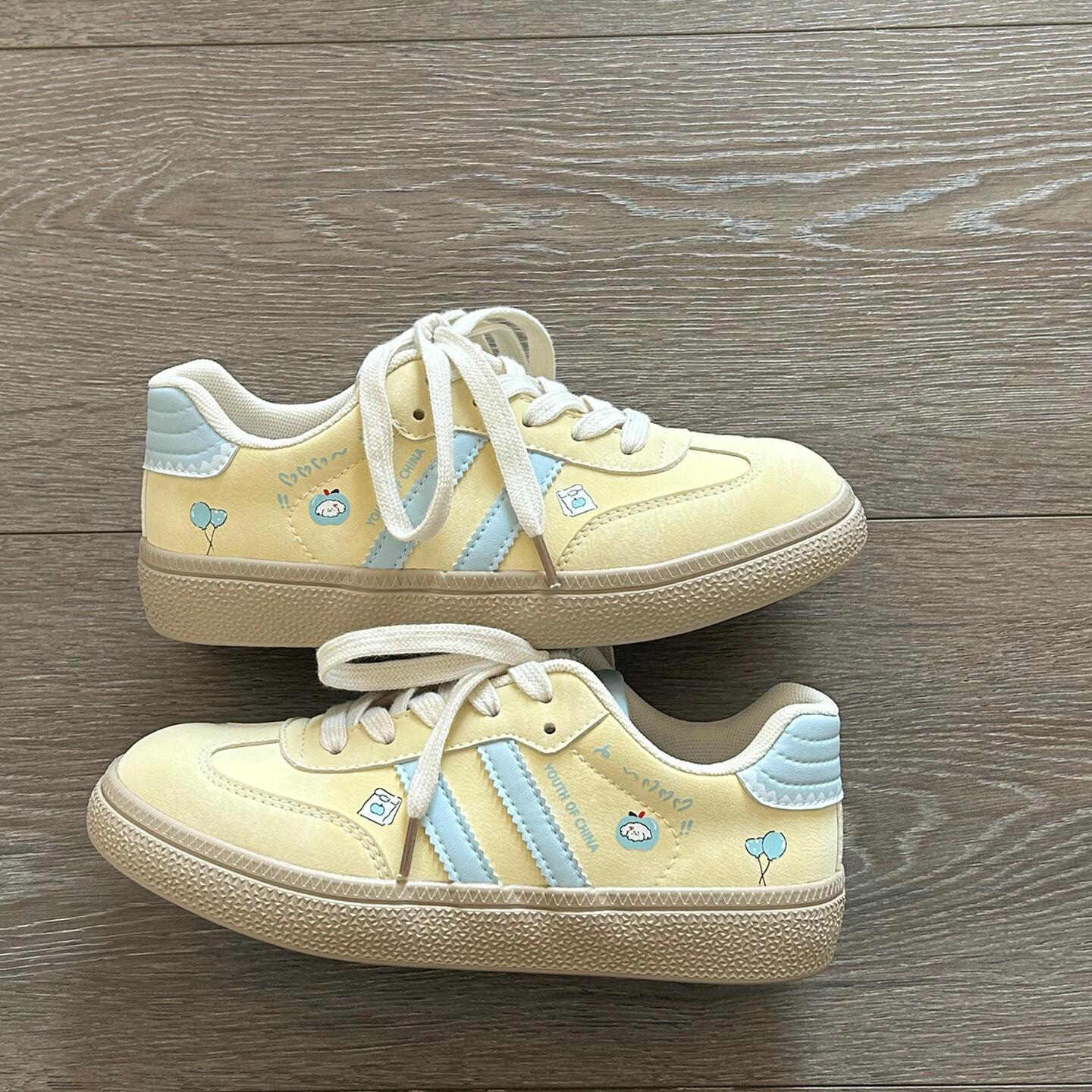 Cute And Foul Moral Training Shoes, Too Milk
