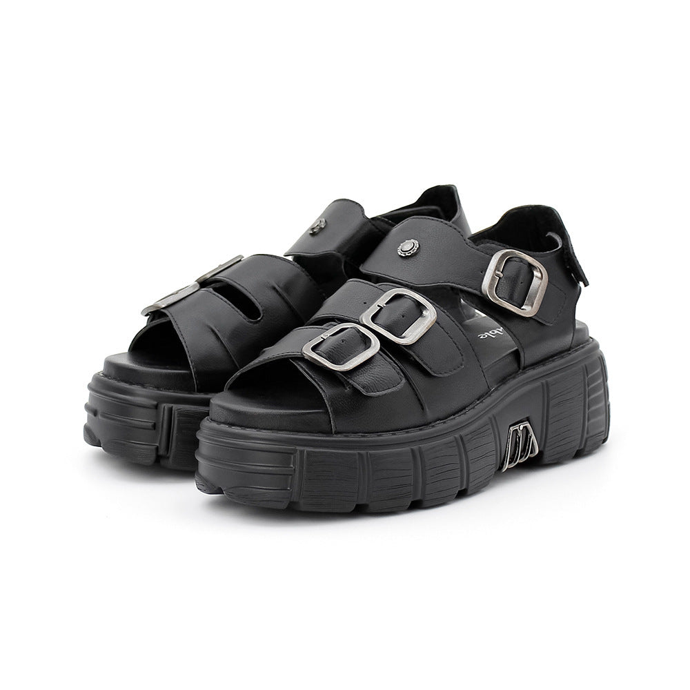 Women's Sandals Buckle Casual Beach Shoes Platform