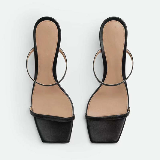 Fashion Temperament Open Toe Slippers Women